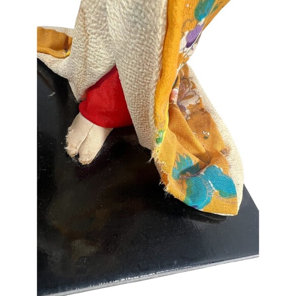 Vintage Japanese Doll Kimono Geisha Maiko Traditional Folk Craft Japan 15 “ Tall - Picture 10 of 16